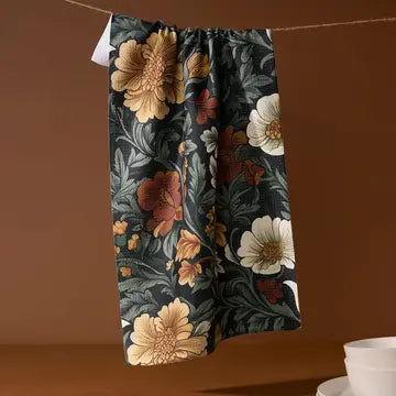 Geometry Tea Towel: Classic Floral