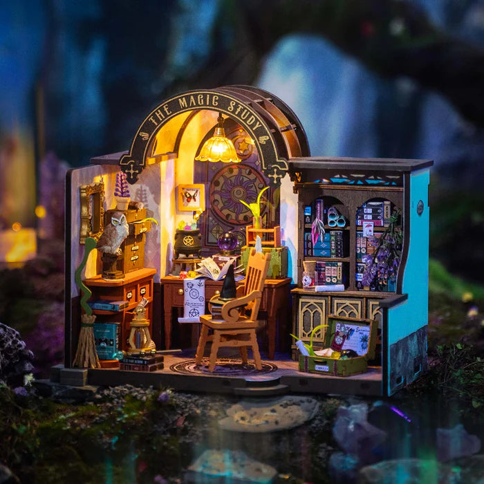 The Magic Study DIY Miniature House Puzzle