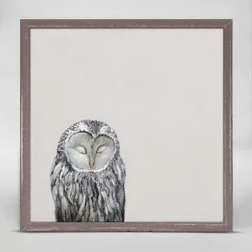Find Your Zen Owl Mini Canvas