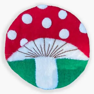 Mushroom Felted Trivet