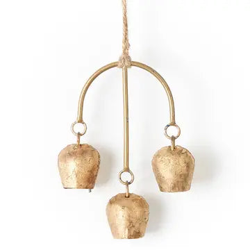 Tridevi Trio Rustic Bell Wind Chime