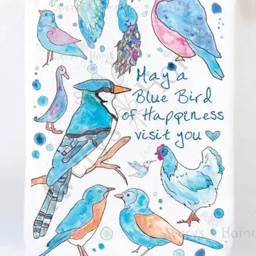 Blue Birds of Happiness Dish To