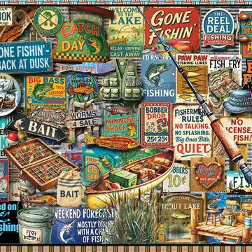 I Love Fishing Puzzle 1000pc