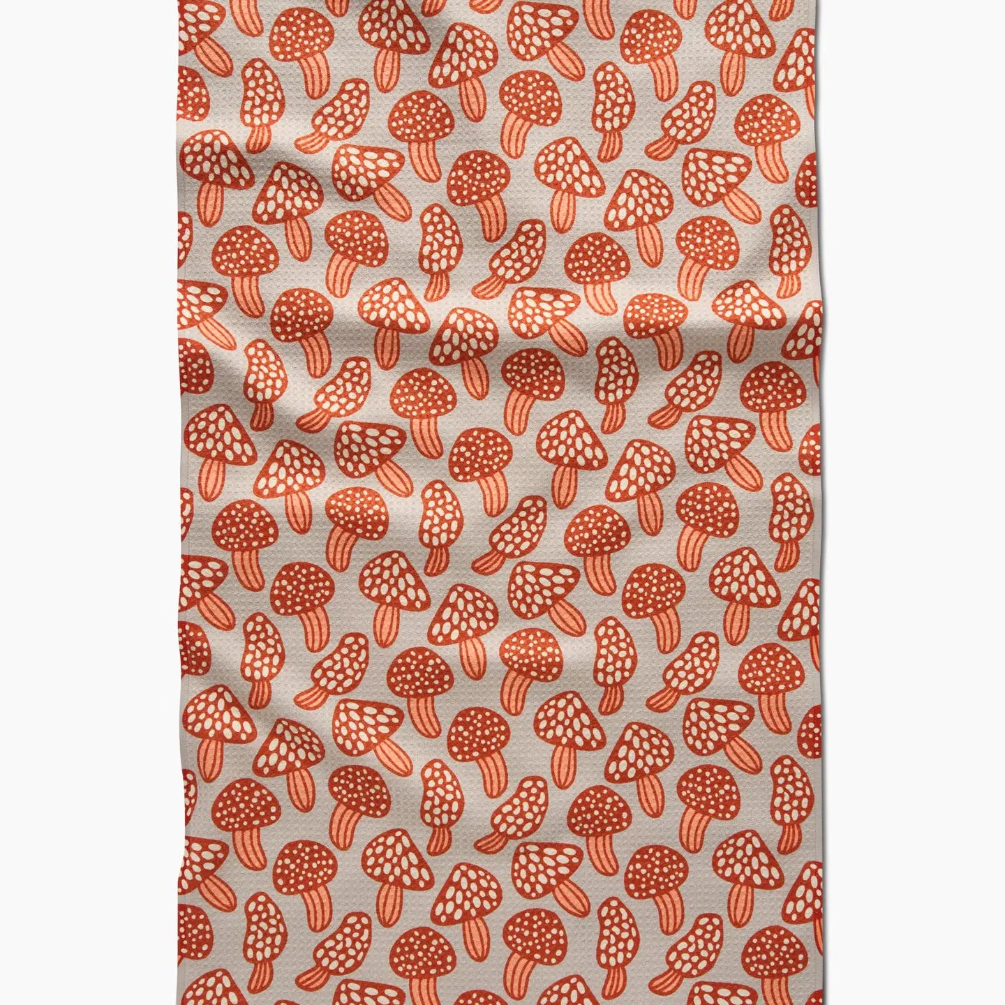 Geometry Tea Towel: Many Mushrooms