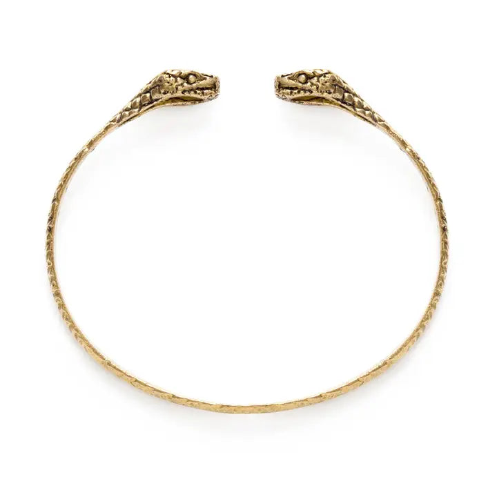 Ophidian Cuff Bracelet Gold