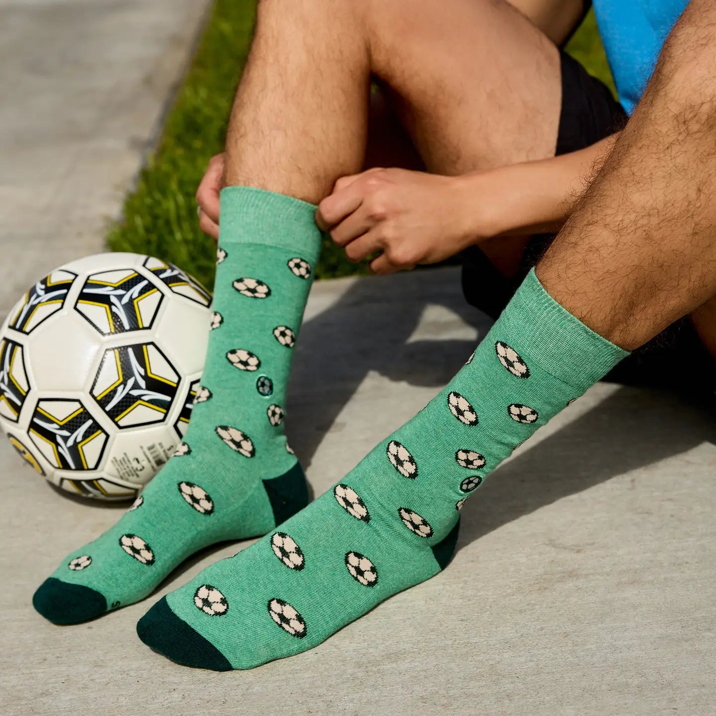Socks That Support Youth Sports Soccer Green