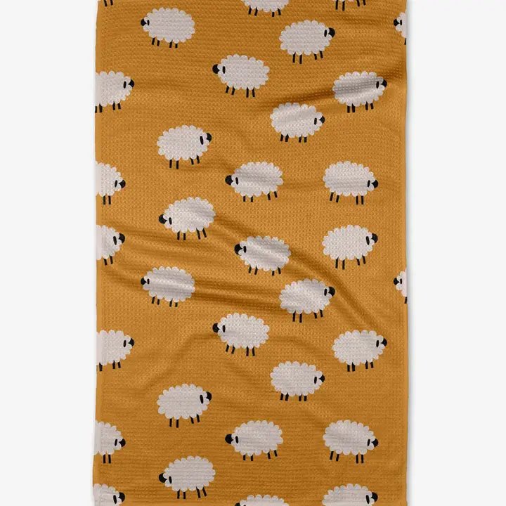 Geometry Tea Towel: Sheep