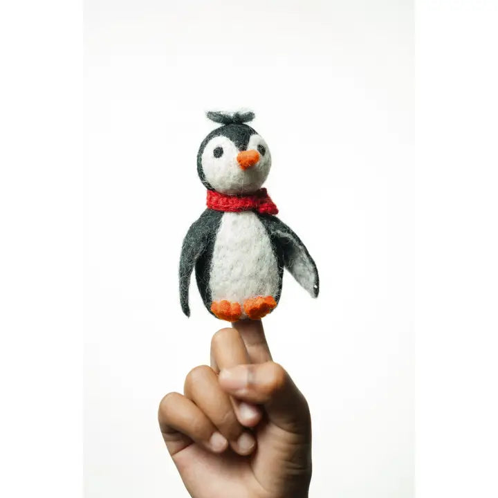 Penguin Finger Puppet