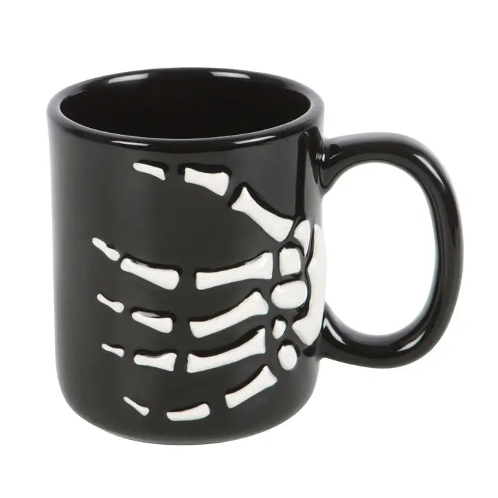 Gothic Skeleton Hand Mug