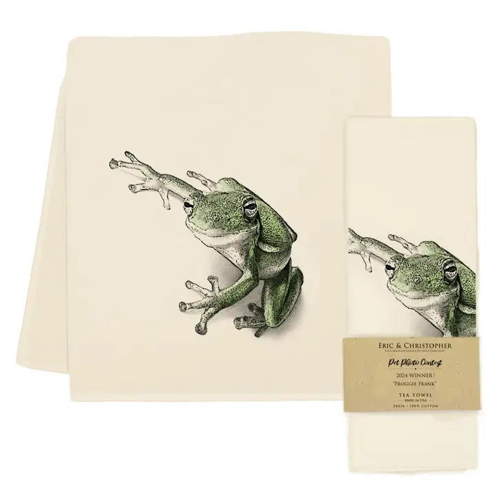 Frog Froggie Frank Tea Towel