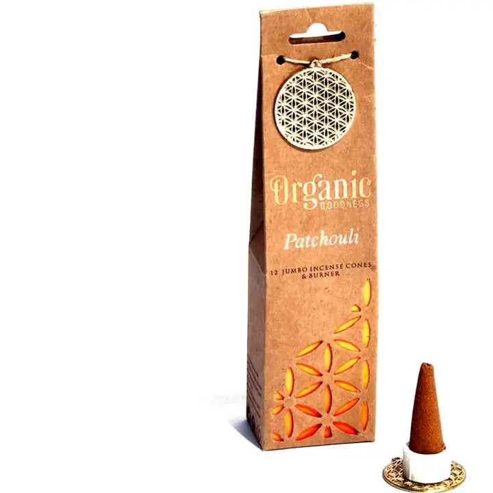 Organic Goodness Incense Cones Patchouli