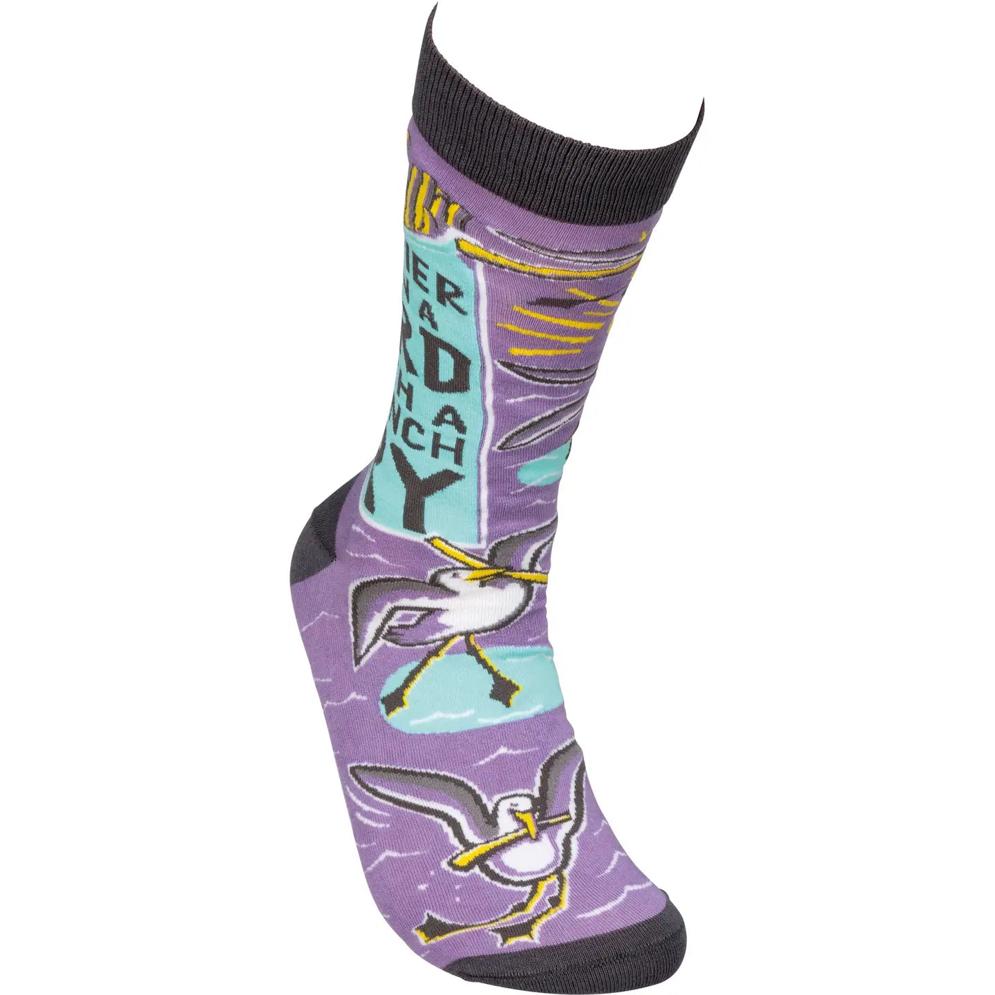 Happier Than a Bird with a French Fry Socks