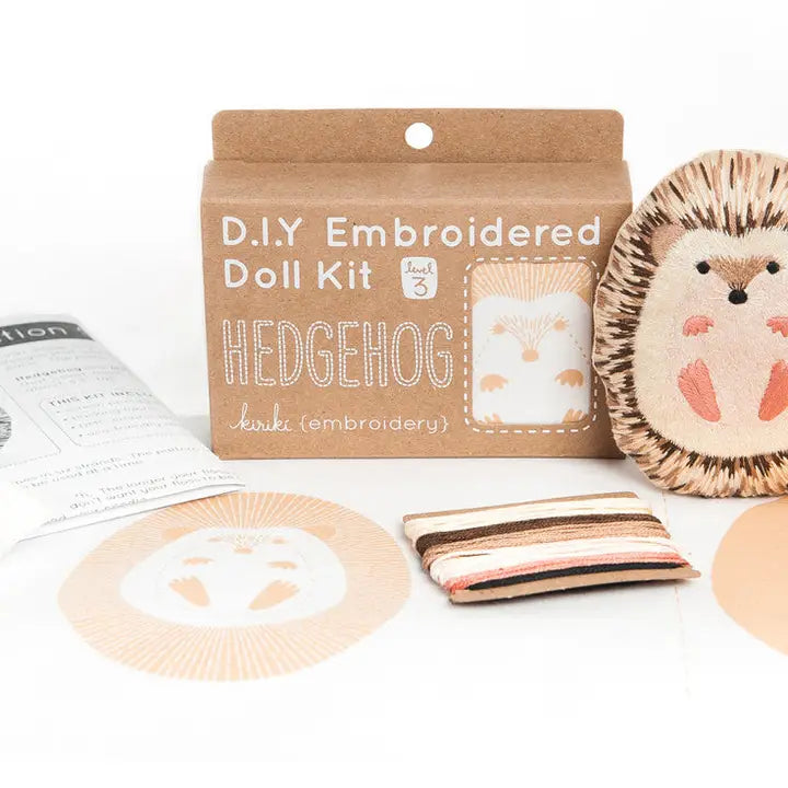 Embroidery Kit - Hedgehog