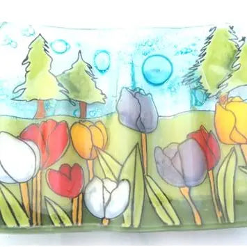 Tulips Field Soap Dish
