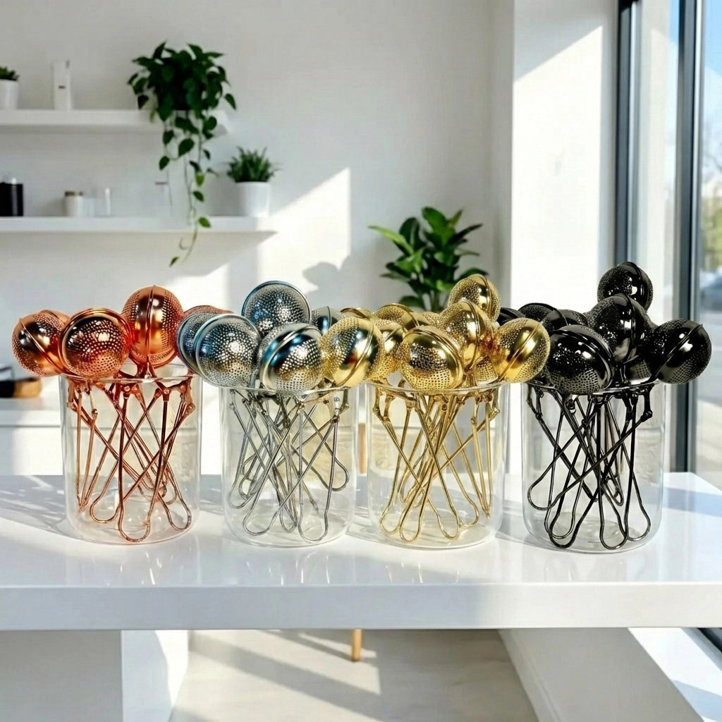 Tea Ball Infuser Handle Black