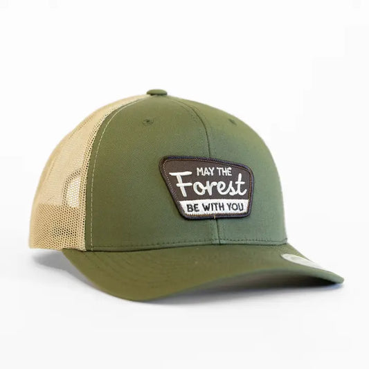 May the Forest Be with You Hat Olive Green