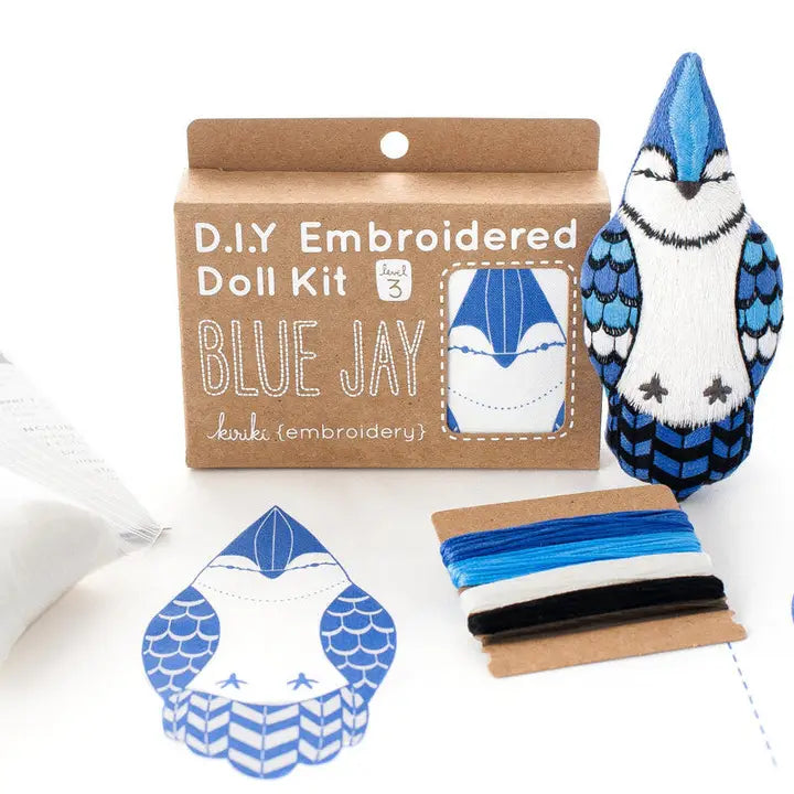 Embroidery Kit - Blue Jay