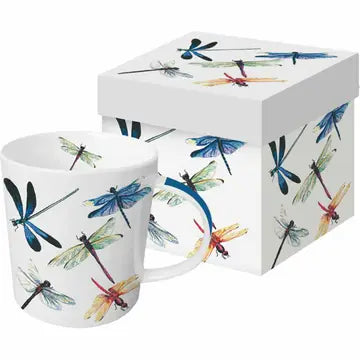 Mug in Box Libelula Dragonflies