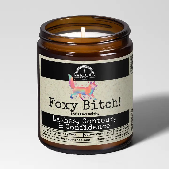 Foxy B*tch Funny Bestie Candle