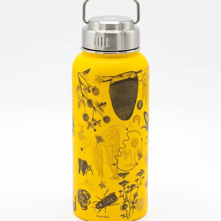 Honey Bees Stainless Steel Vacuum Flask 32oz