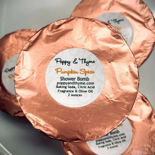 Pumpkin Spice Shower Bomb Steamer