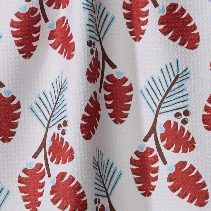 Geometry Tea Towel: Winter Forage