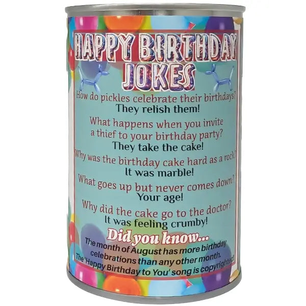 Canned Happy Birthday Cake Stuffy
