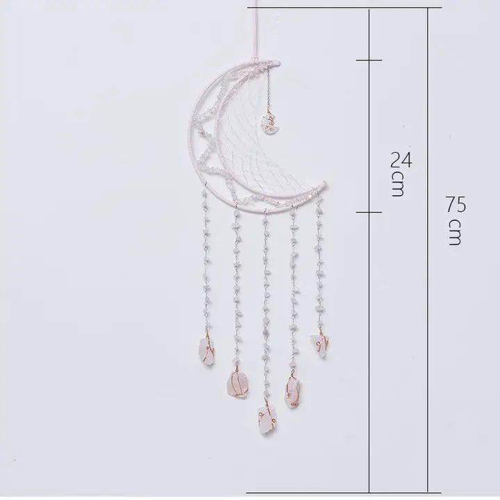 Moon Suncatcher Crystal Prism Wind Chime