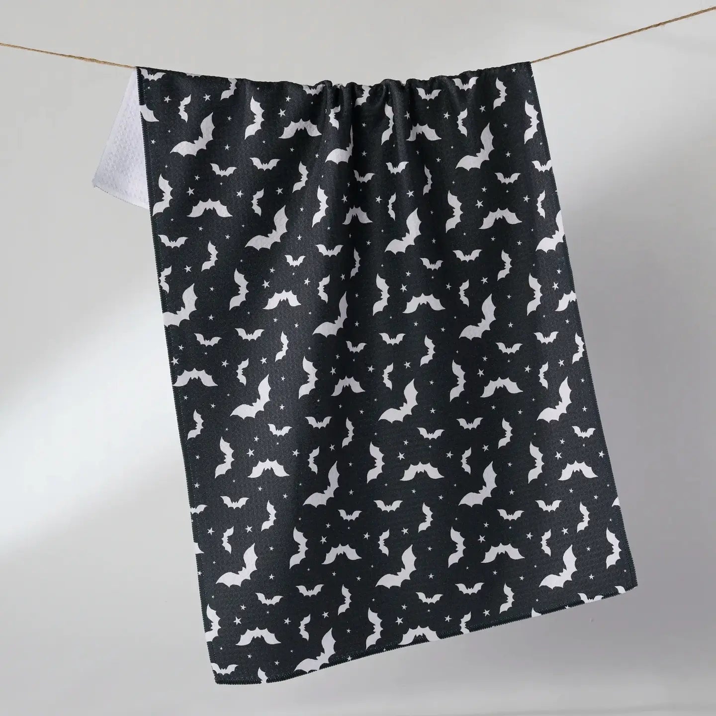 Geometry Tea Towel: Batty Night