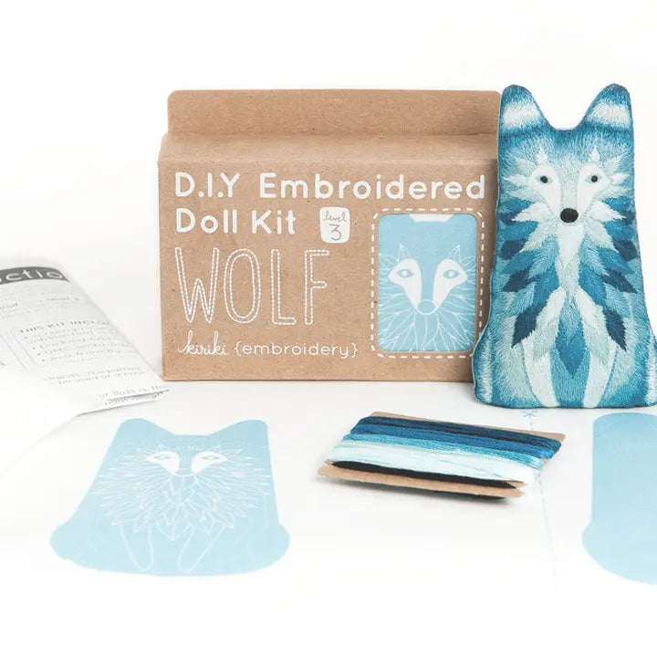 Embroidery Kit - Wolf