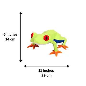 Papercraft Frog 3D Origami