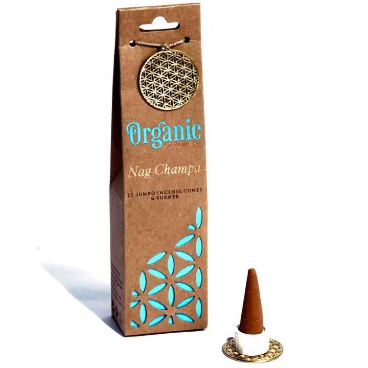 Organic Goodness Incense Cones Nag Champa – Weeds