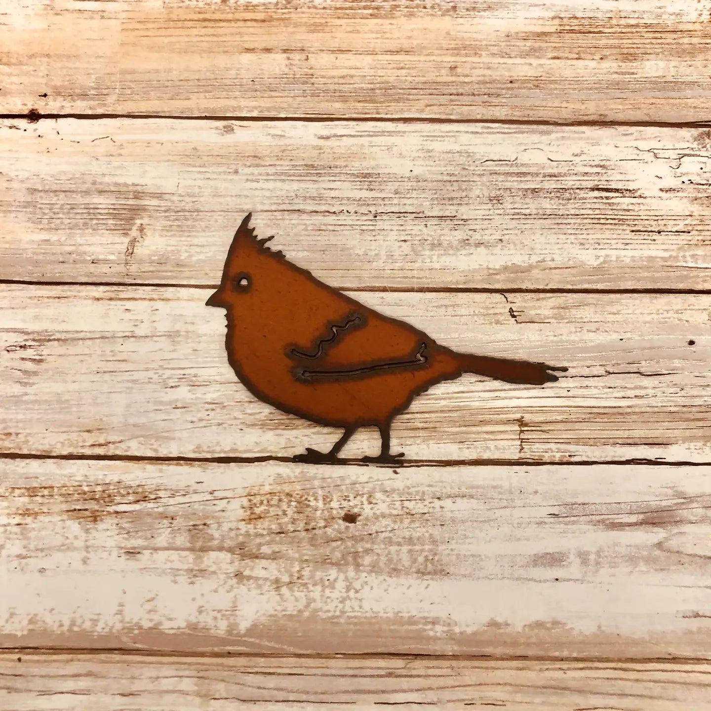 Rusty Cardinal Magnet