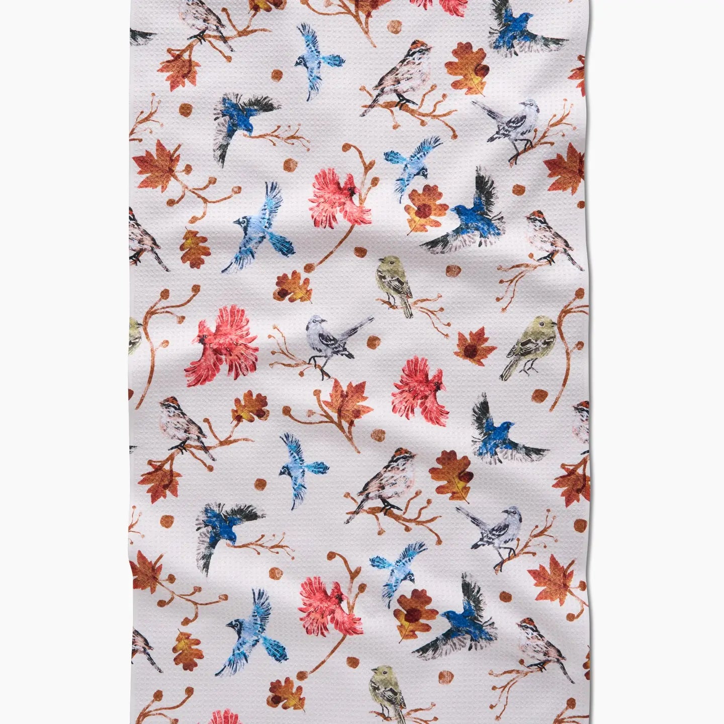 Geometry Tea Towel: Autumnal Bird Skies