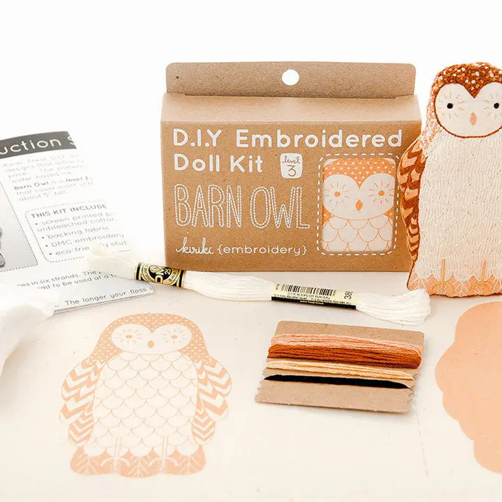 Embroidery Kit - Barn Owl