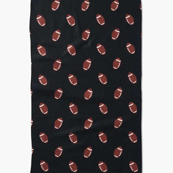 Geometry Tea Towel: Quarter Back Football