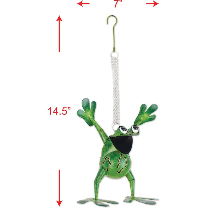 Sammy Bouncy Frog Sculpture
