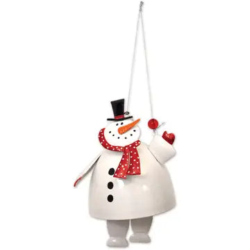 Brimley Metal Snowman Ornament
