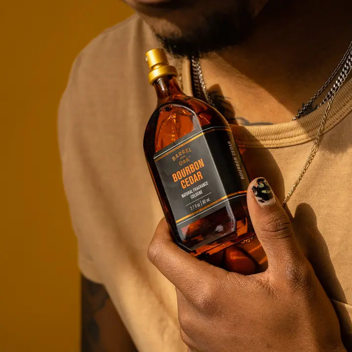 Natural Fragrance Cologne: Bourbon Cedar