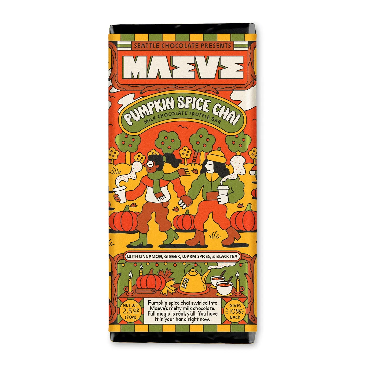 Pumpkin Spice Chai Truffle Bar