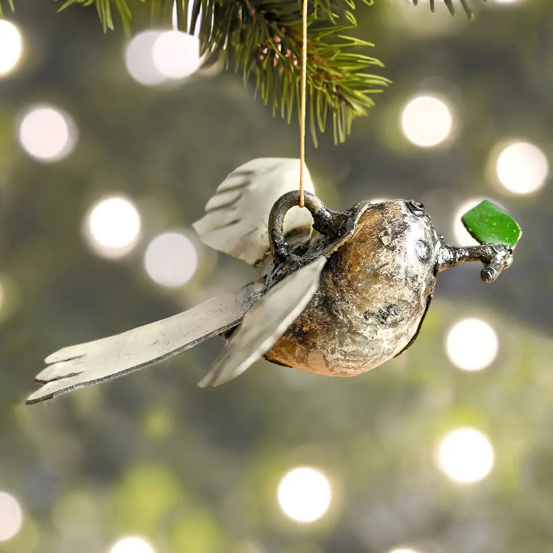 Metal Peace Dove Ornament