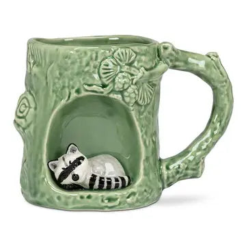 Raccoon Nature Inspired Mug 4"