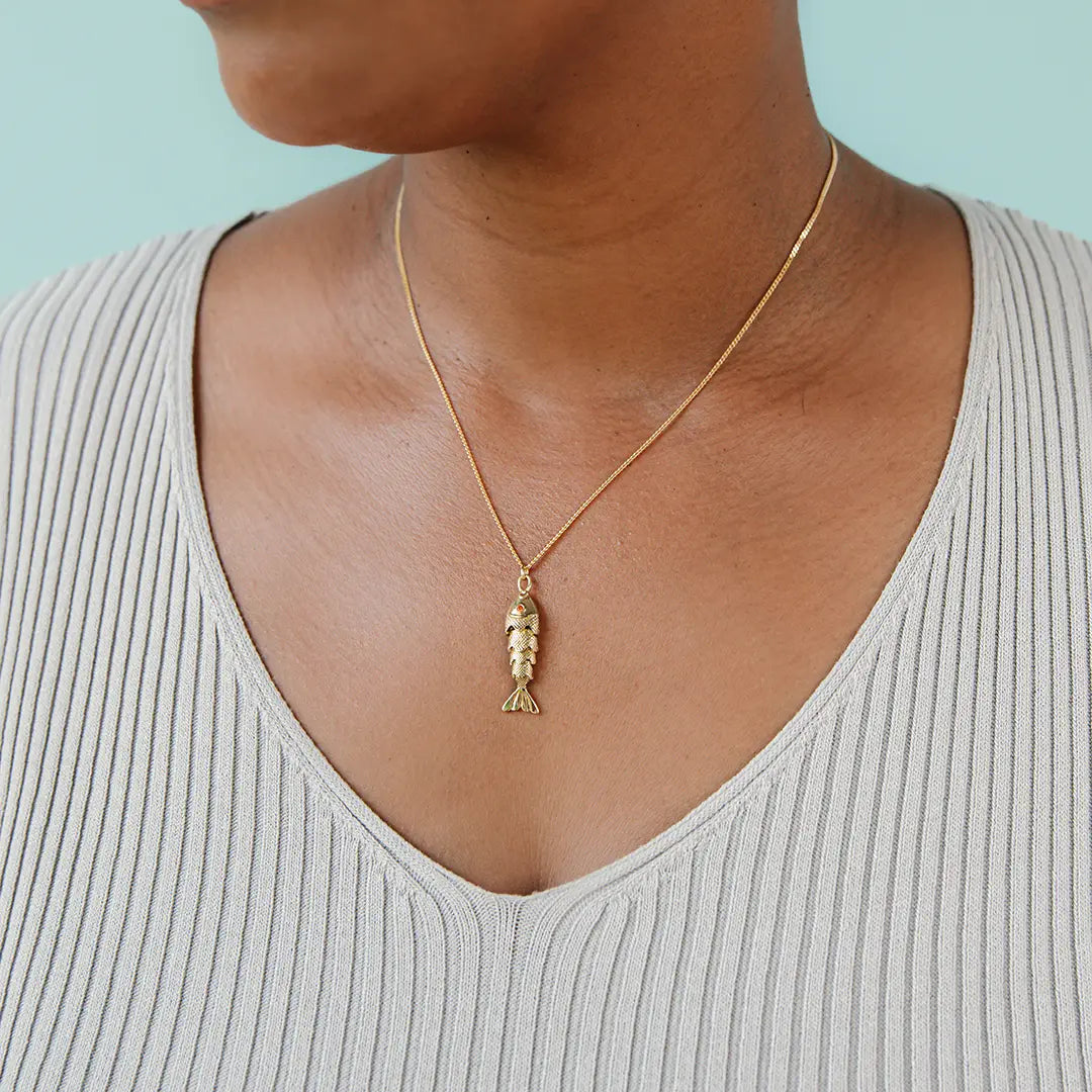 Lucky Goldfish Necklace