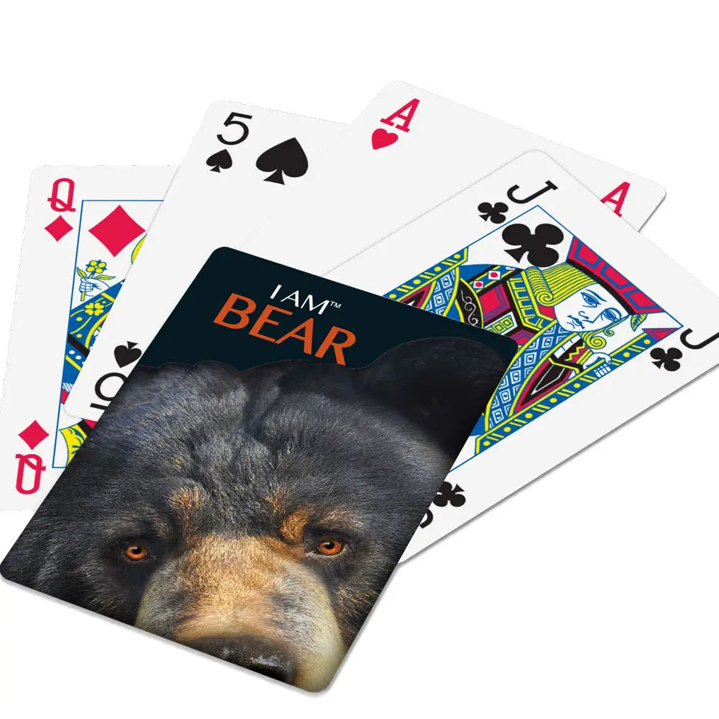 I Am Bear Playing Cards