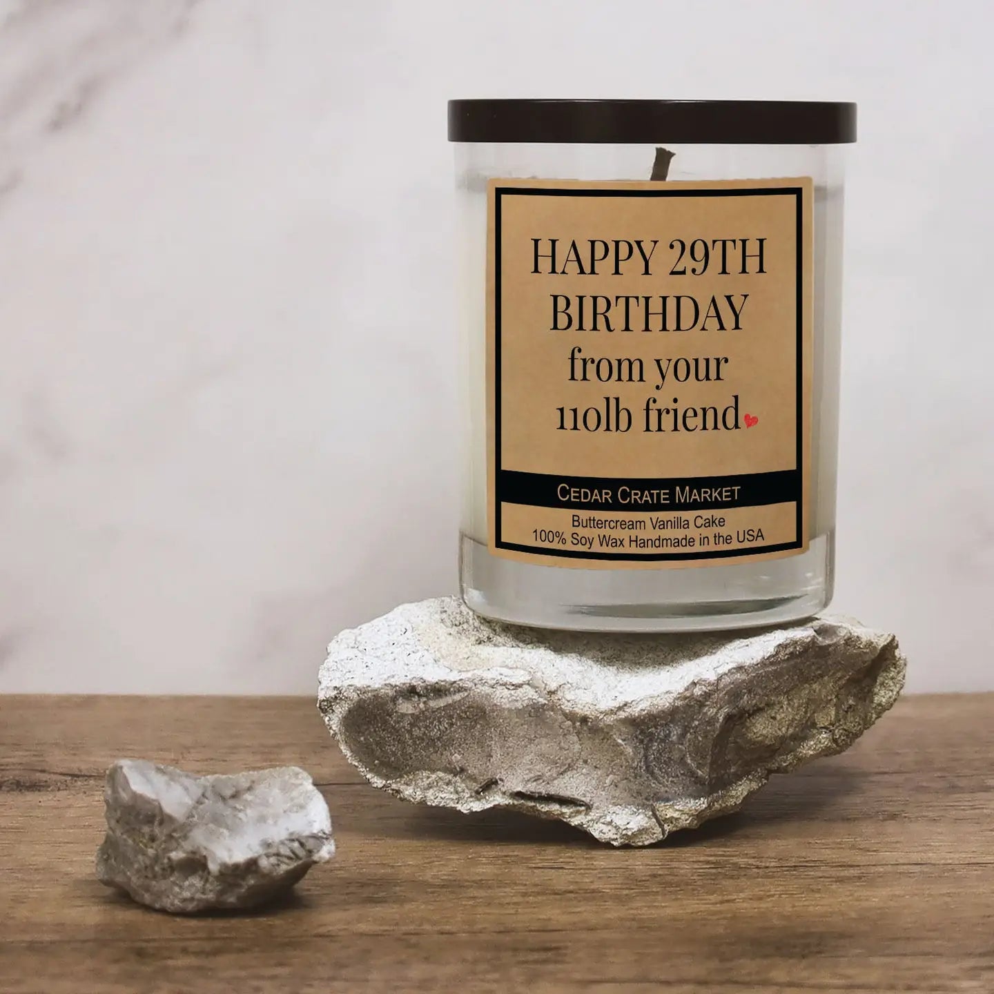 Candle - Happy 29th Birthday From 110lb Friend
