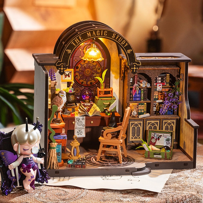 The Magic Study DIY Miniature House Puzzle