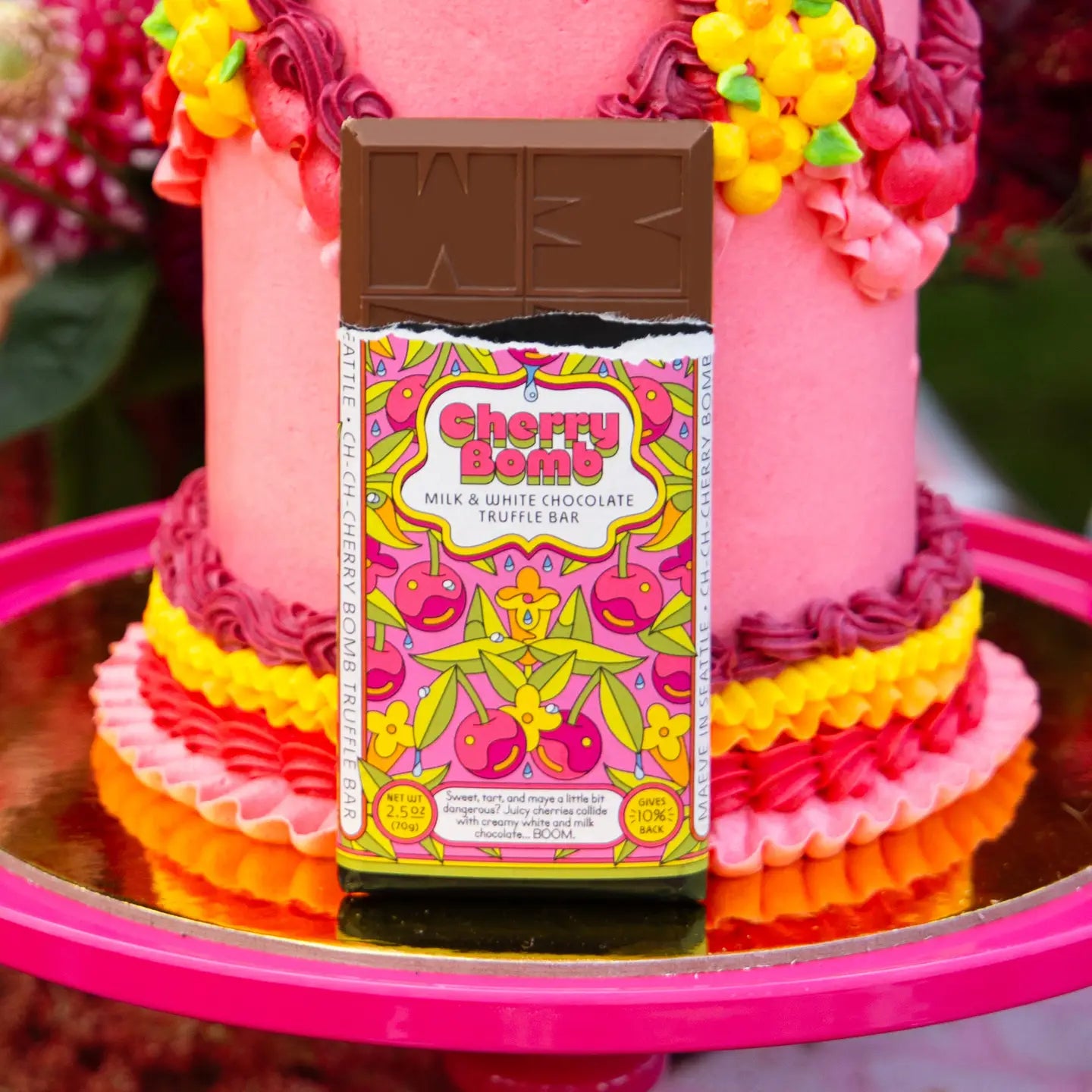 Cherry Bomb Truffle Bar