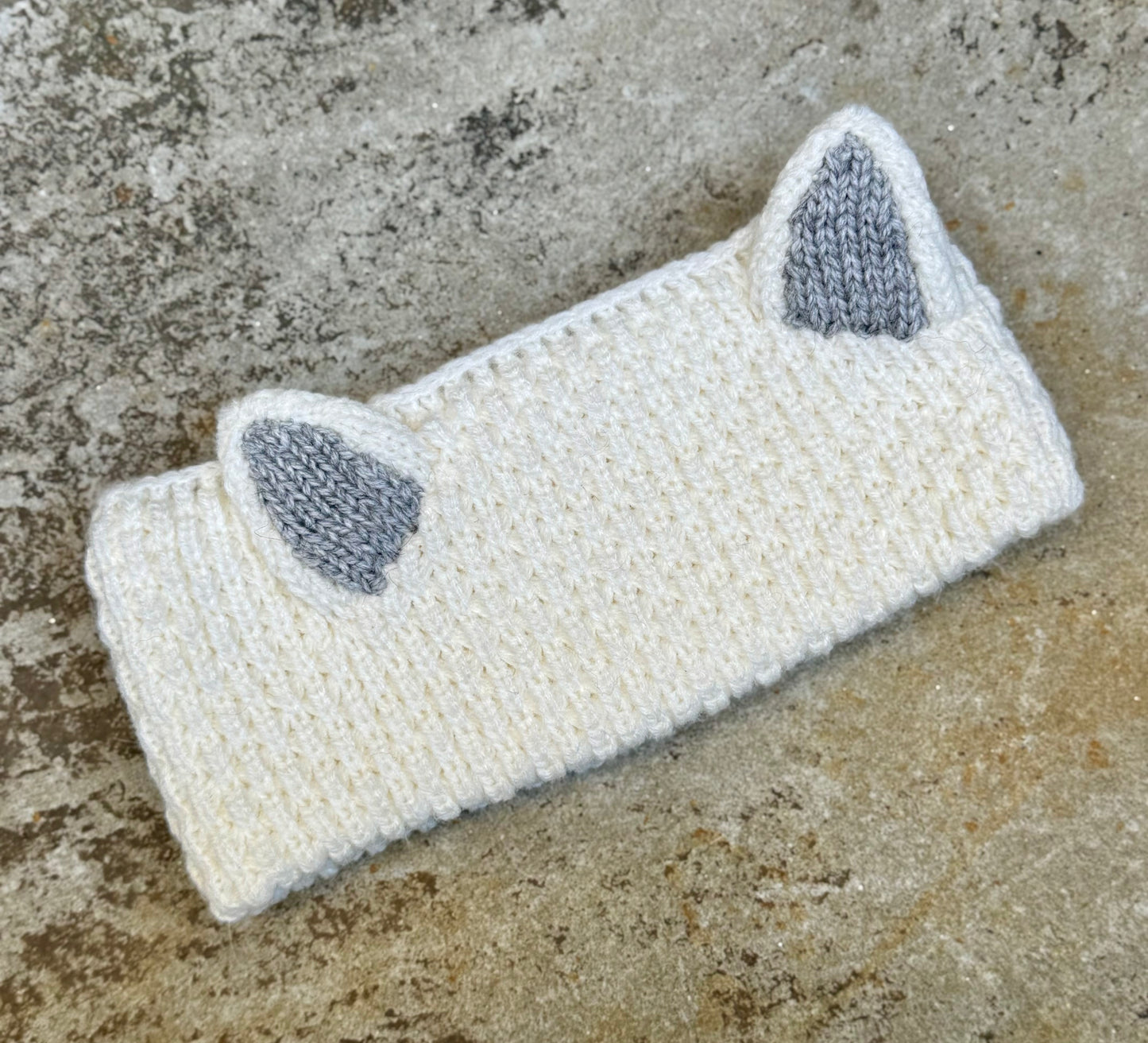 Cat Headband White