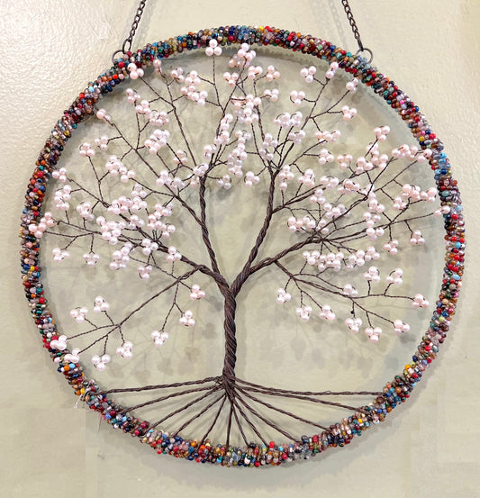 Wire Beaded Pearl Tree