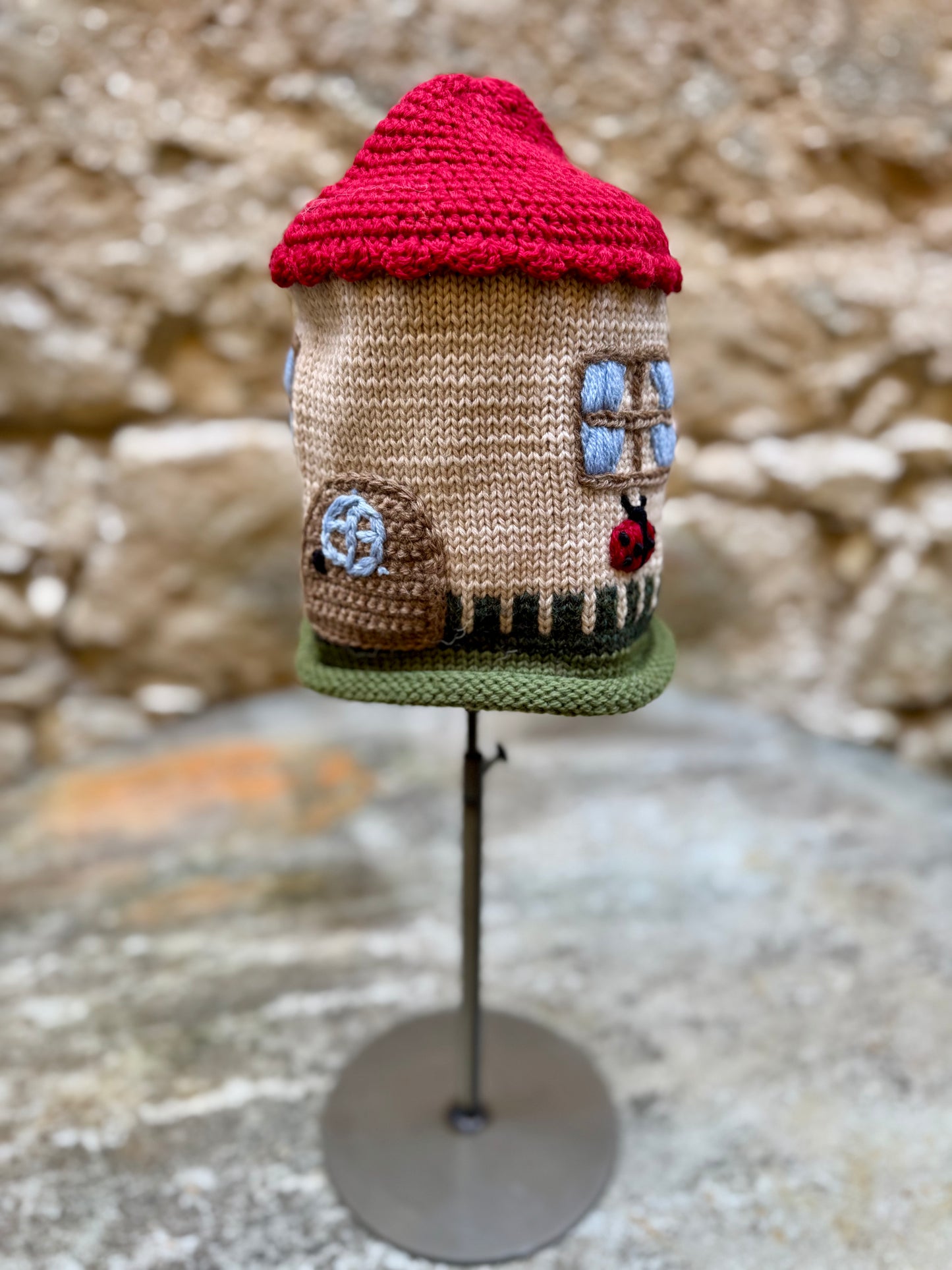 My Little House Hand Knit Hat